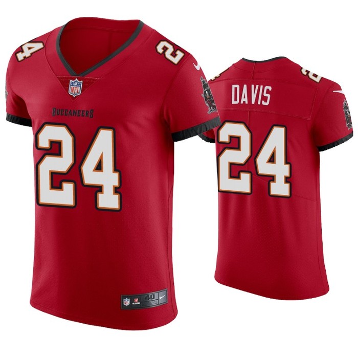 2020 Mens Tampa Bay Buccaneers Carlton Davis Vapor Elite Jersey Red