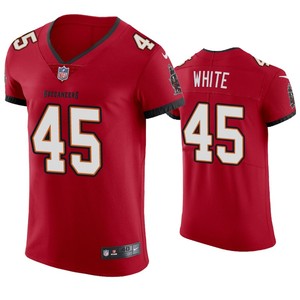 2020 Mens Tampa Bay Buccaneers Devin White Vapor Elite Jersey Red