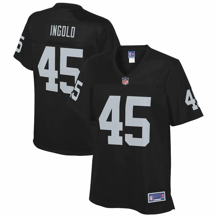 Alec Ingold Las Vegas Raiders Nfl Pro Line Womens Team Player Jersey - Black - Cocomos