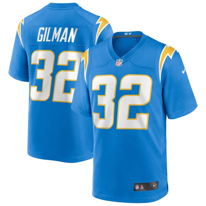 Alohi Gilman Los Angeles Chargers Game Jersey - Powder Blue Nfl - Cocomos