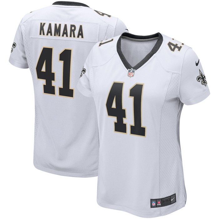 Alvin Kamara New Orleans Saints Womens Player Game Jersey - White Nfl