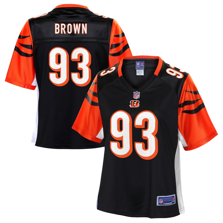 Andrew Brown Cincinnati Bengals Nfl Pro Line Womens Player Jersey - Black - Cocomos