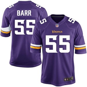 Anthony Barr Minnesota Vikings Team Color Game Jersey - Purple Nfl