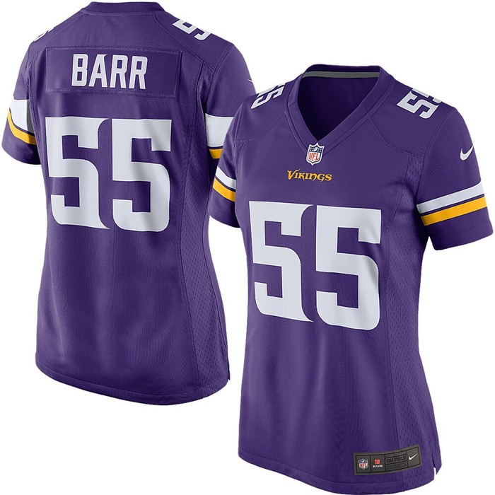 Anthony Barr Minnesota Vikings Womens Game Player Jersey - Purple Nfl