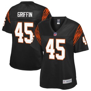 Archie Griffin Cincinnati Bengals Nfl Pro Line Womens Retired Player Replica Jersey - Black