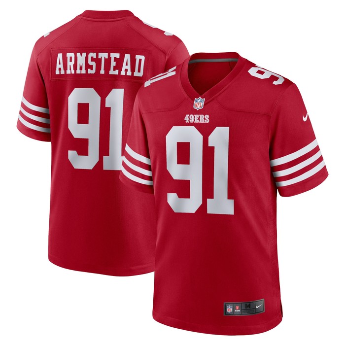 Arik Armstead San Francisco 49ers Player Game Jersey Scarlet Nfl