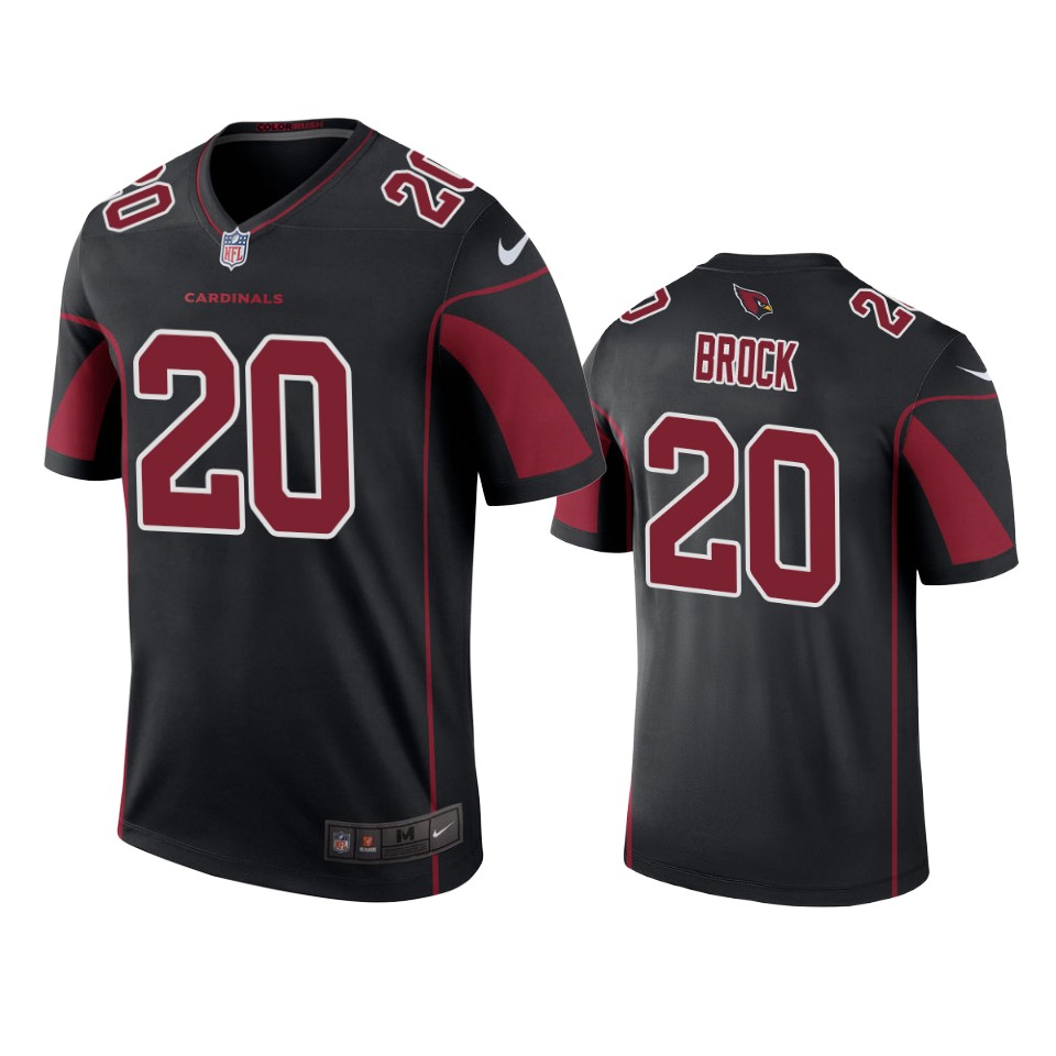 Arizona Cardinals Tramaine Brock Black Color Rush Legend Jersey - Mens - Cocomos