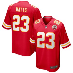 Armani Watts Kansas City Chiefs Game Jersey - Red Nfl