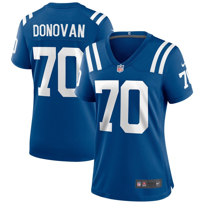 Art Donovan Indianapolis Colts Womens Game Retired Player Jersey - Royal Nfl - Cocomos