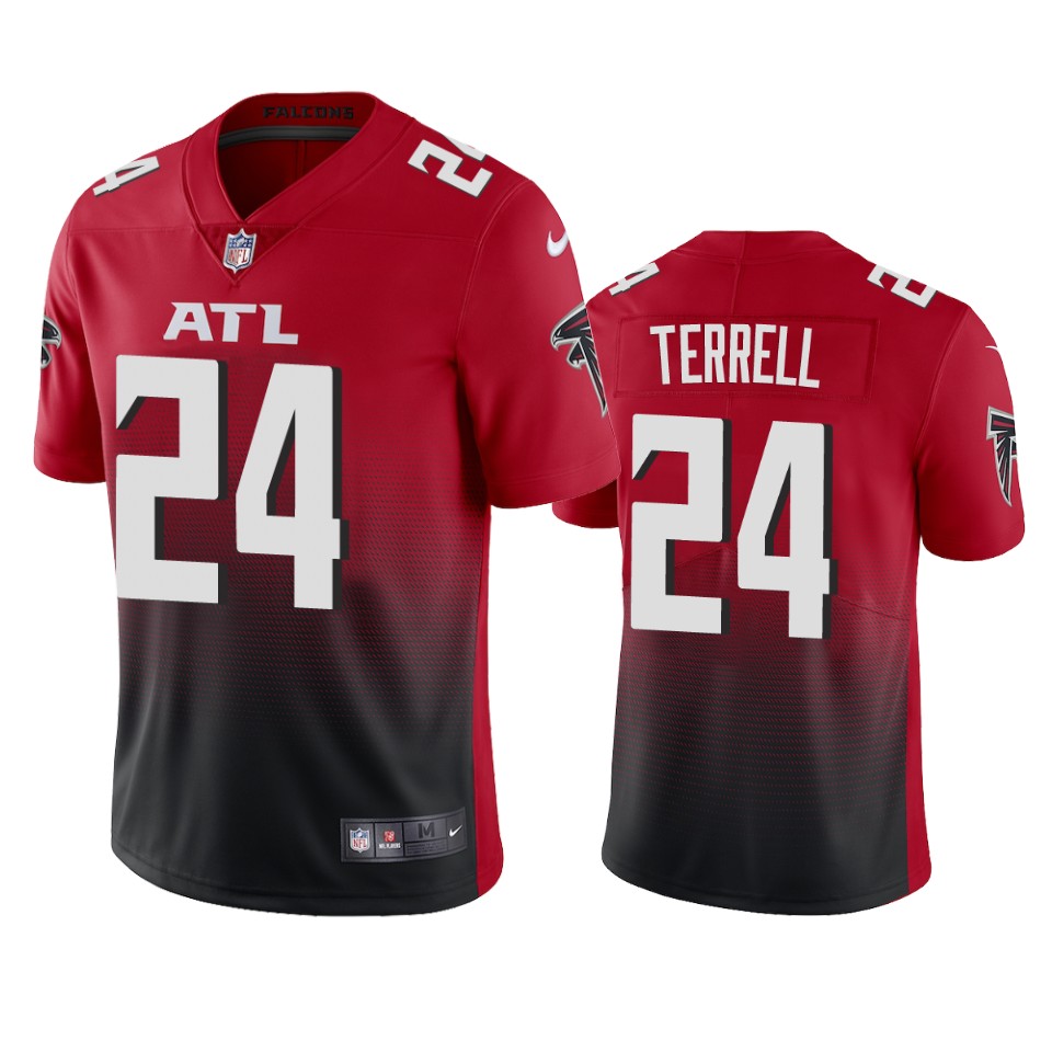 Atlanta Falcons A.j. Terrell Red 2020 Nfl Draft 2nd Alternate Vapor Limited Jersey - Cocomos