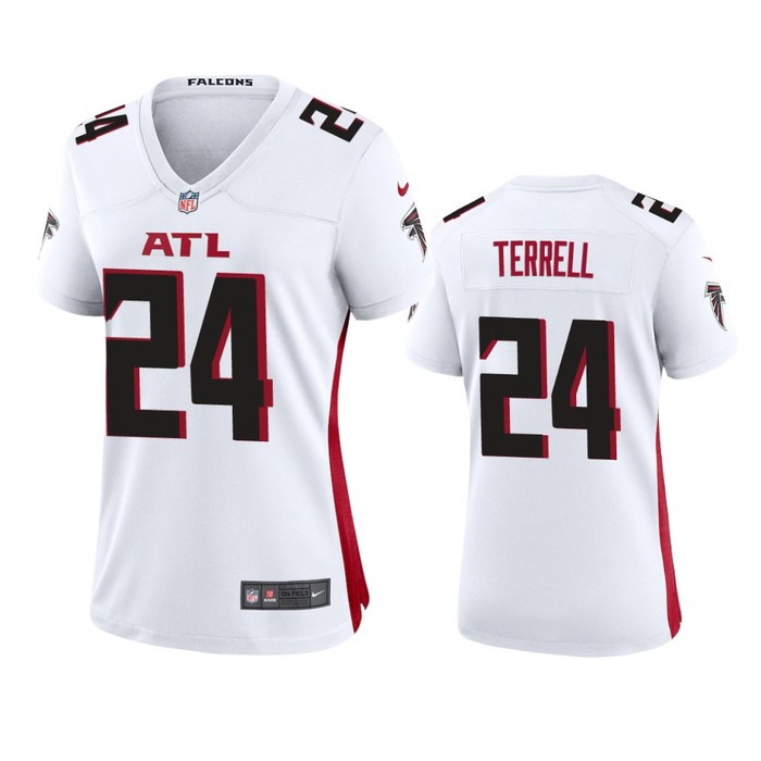 Atlanta Falcons A.j. Terrell White 2020 Nfl Draft Game Jersey - Cocomos