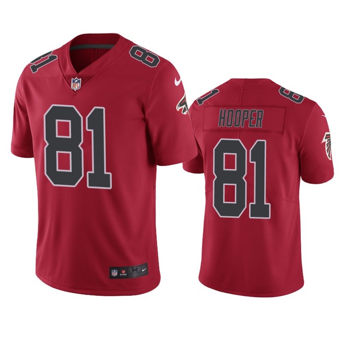 Atlanta Falcons Austin Hooper Red Nike Color Rush Limited Jersey