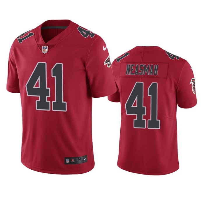 Atlanta Falcons Sharrod Neasman Red Nike Color Rush Limited Jersey - Cocomos