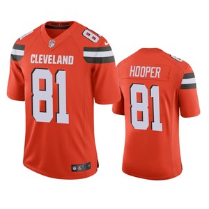 Austin Hooper Cleveland Browns Orange Vapor Limited Jersey