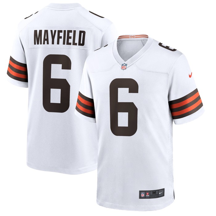 Baker Mayfield Cleveland Browns Player Game Jersey - White Nfl