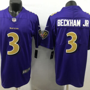 Baltimore Ravens #3 Odell Beckham Jr Jersey - Cocomos