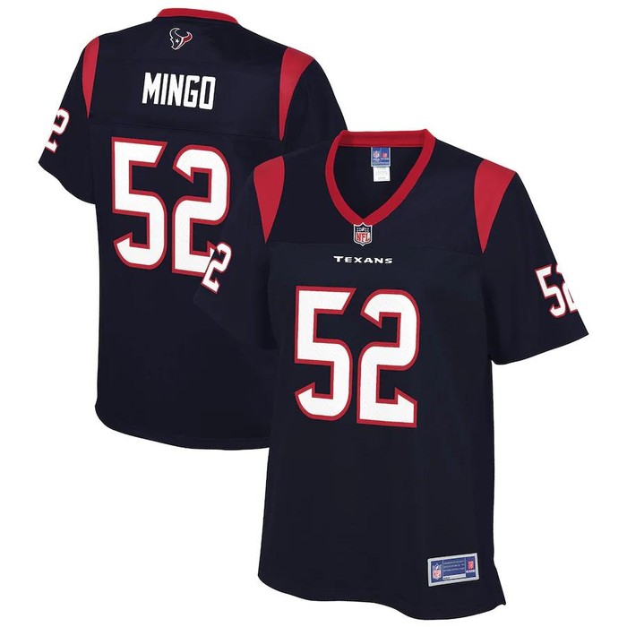 Barkevious Mingo Houston Texans Nfl Pro Line Womens Player Jersey - Navy