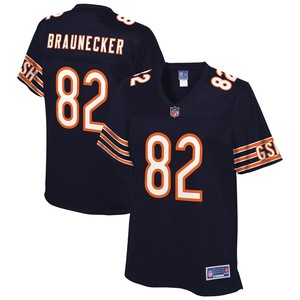 Ben Braunecker Chicago Bears Nfl Pro Line Womens Team Player Jersey - Navy - Cocomos