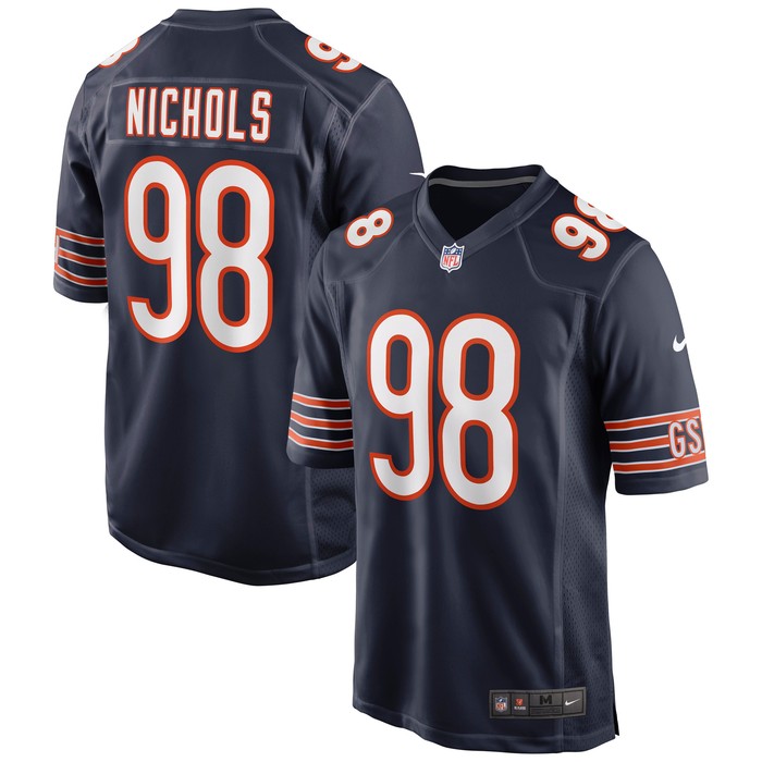 Bilal Nichols Chicago Bears Game Jersey - Navy Nfl