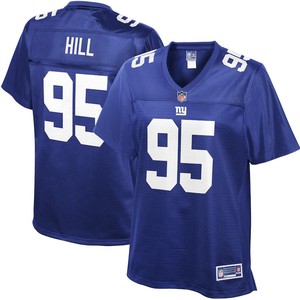 Bj Hill New York Giants Nfl Pro Line Womens Player Jersey - Royal