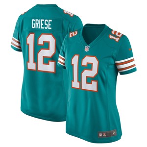 Bob Griese Miami Dolphins Womens Retired Player Jersey - Aqua Nfl