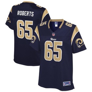 Boogie Roberts Los Angeles Rams Nfl Pro Line Womens Team Player Jersey - Navy