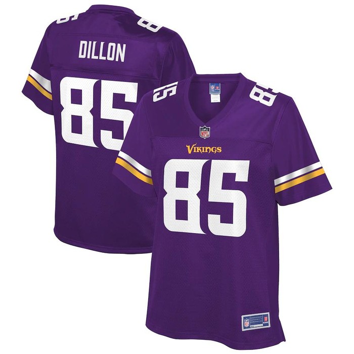 Brandon Dillon Minnesota Vikings Nfl Pro Line Womens Player Jersey - Purple - Cocomos