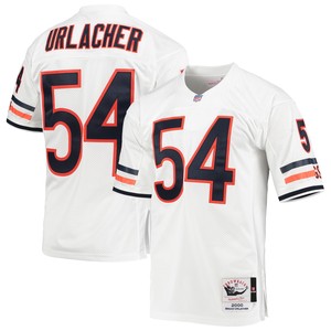 Brian Urlacher Chicago Bears Mitchell & Ness 2000 Authentic Throwback Retired Player Jersey - White Nfl