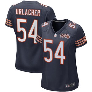 Brian Urlacher Chicago Bears Nike Womens 100th Season Retired Game Jersey - Navy