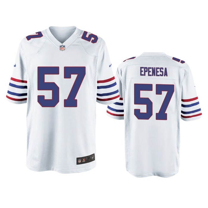 Buffalo Bills A.j. Epenesa White 2020 Nfl Draft Alternate Game Jersey