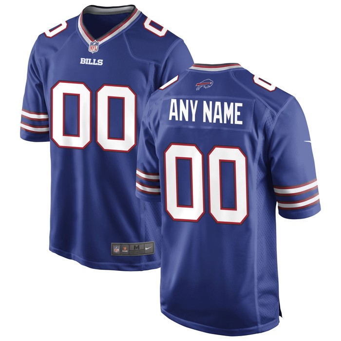 Buffalo Bills Custom Game Jersey Royal Custom Jerseys Nfl