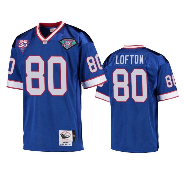 Buffalo Bills James Lofton Royal Vintage Replica Jersey - Mens - Cocomos