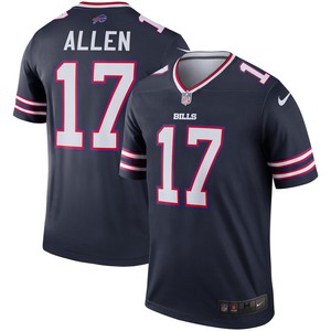 Buffalo Bills Josh Allen Navy Inverted Legend Jersey