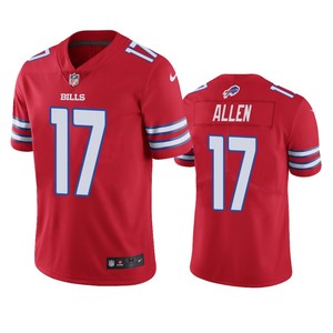 Buffalo Bills Josh Allen Red Vapor Limited Jersey