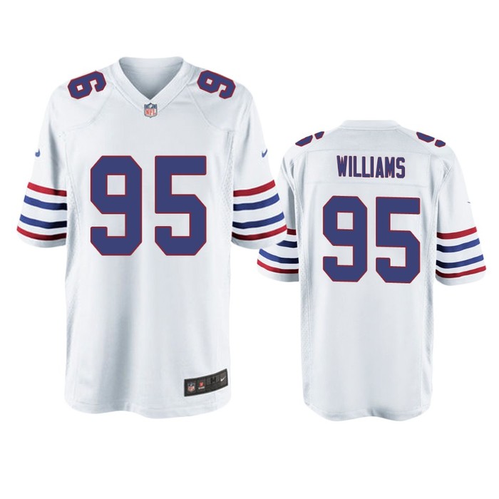 Buffalo Bills Kyle Williams White Throwback Game Jersey - Men