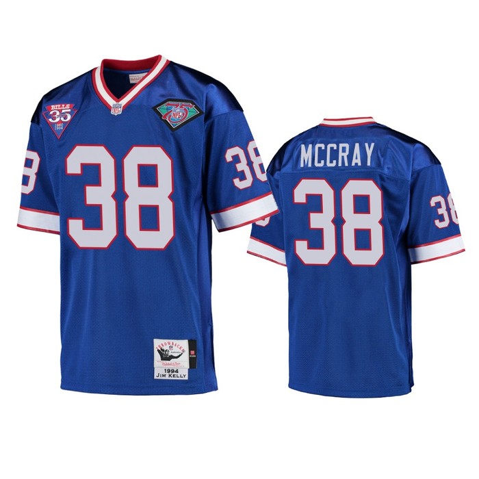 Buffalo Bills L. J. Mccray Royal Vintage Replica Jersey - Men