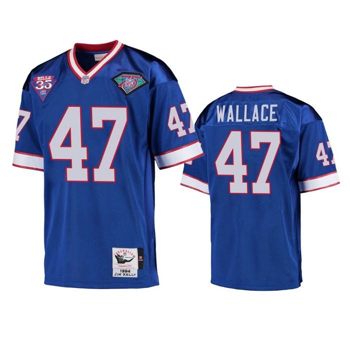 Buffalo Bills Levi Wallace Royal Vintage Replica Jersey - Men - Cocomos