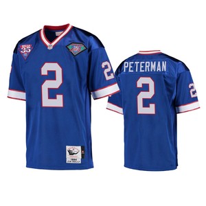 Buffalo Bills Nathan Peterman Royal Vintage Replica Jersey - Men