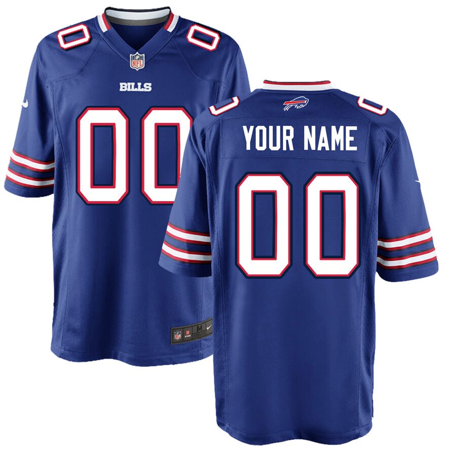 Buffalo Bills Nike Youth Custom Game Jersey - Royal - Cocomos