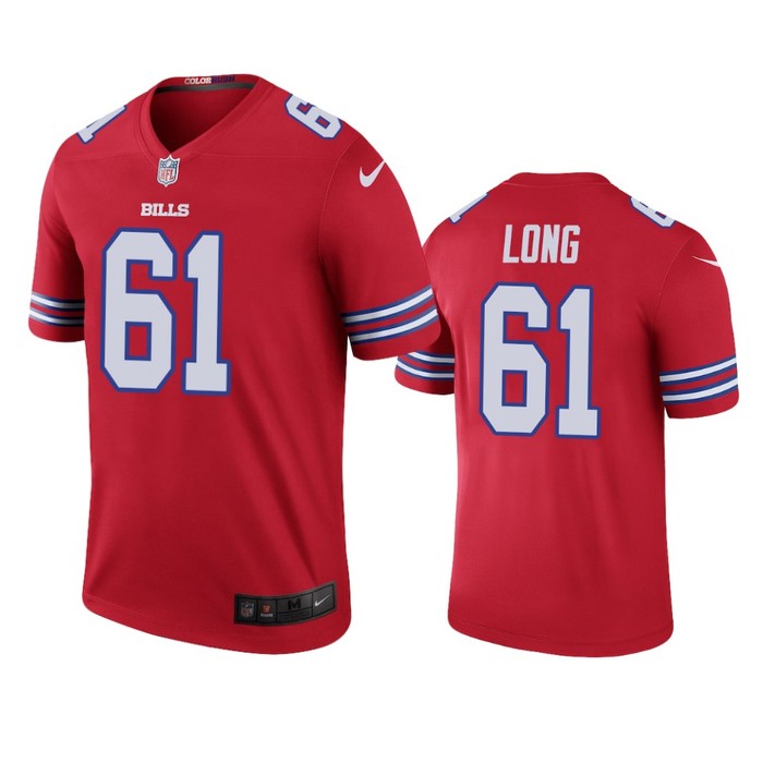 Buffalo Bills Red Spencer Long Men Jersey