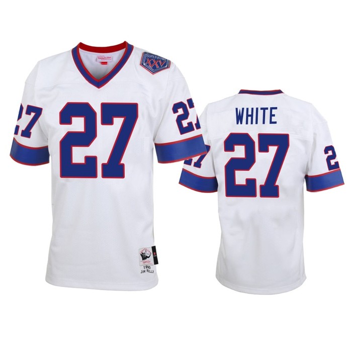 Buffalo Bills Tredavious White White Vintage Replica Jersey - Men