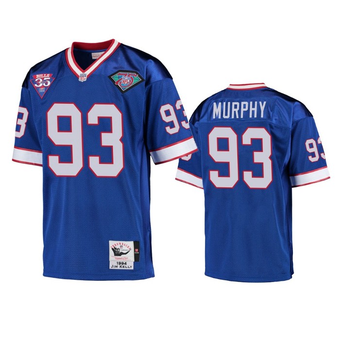 Buffalo Bills Trent Murphy Royal Vintage Replica Jersey - Men