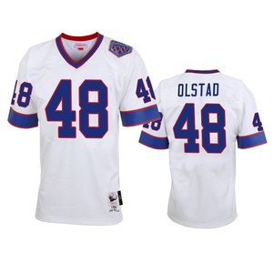 Buffalo Bills Zach Olstad White Vintage Replica Jersey - Men