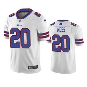 Buffalo Bills Zack Moss White Vapor Limited Jersey