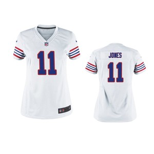 Buffalo Bills Zay Jones White Throwback Game Jersey - Women