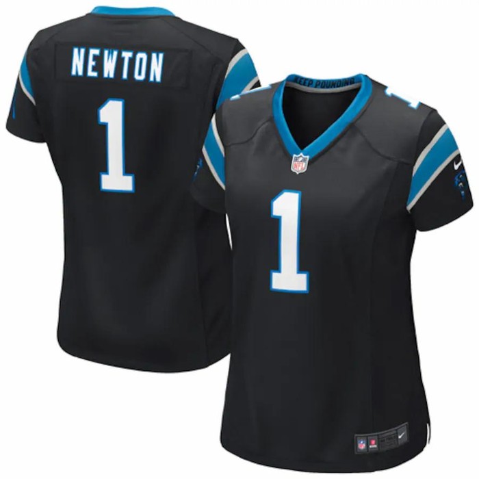 Cam Newton Carolina Panthers Nike Womens Game Jersey - Black