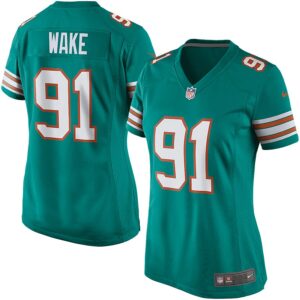 Cameron Wake Miami Dolphins Nike Womens Game Jersey - Aqua - Cocomos