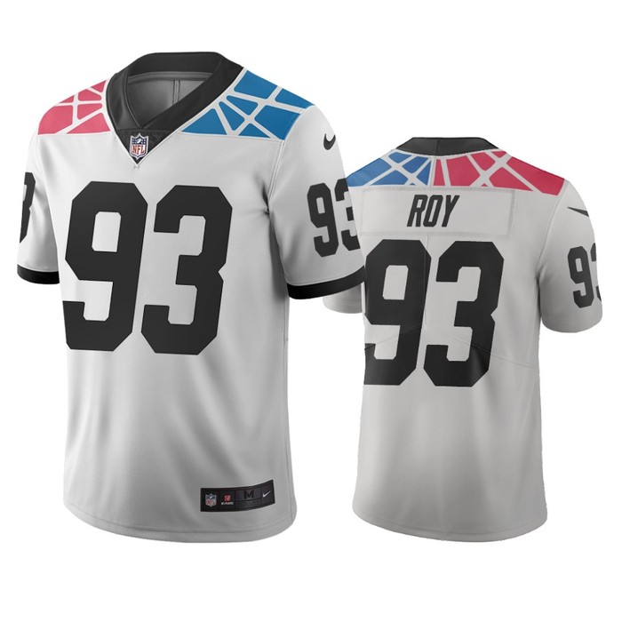 Carolina Panthers Bravvion Roy White City Edition Vapor Limited Jersey