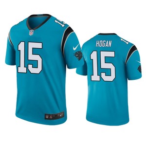 Carolina Panthers Chris Hogan Blue Color Rush Legend Jersey - Mens