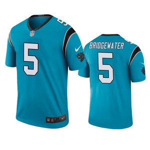 Carolina Panthers Teddy Bridgewater Blue Color Rush Legend Jersey - Mens